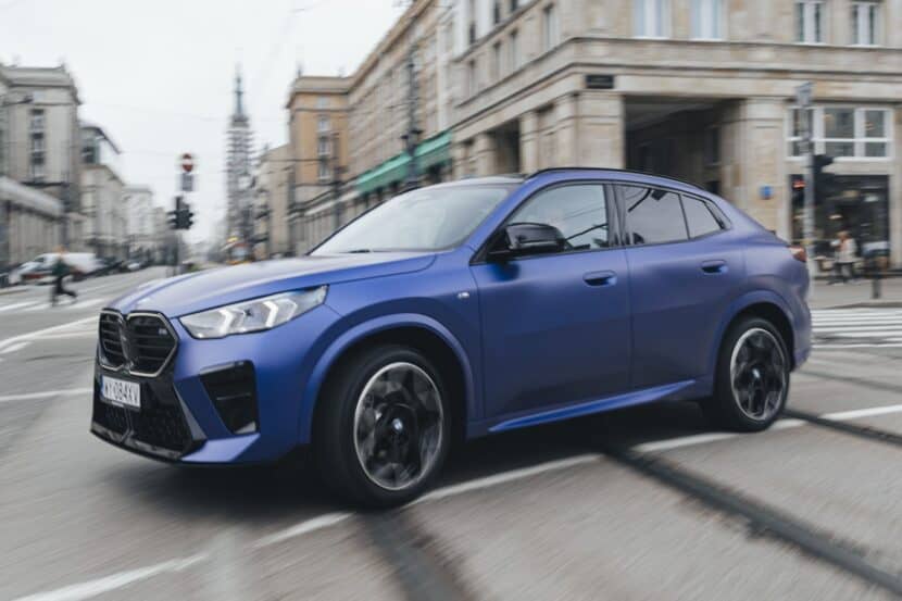 2024 BMW X2 M35i Frozen Portimao Blue Photographed In Poland