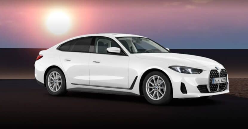 4 Series Gran Coupe in white
