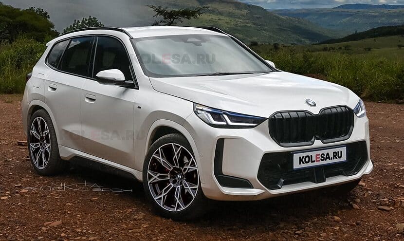 2025 BMW X3 Rendered Based On Teaser Images