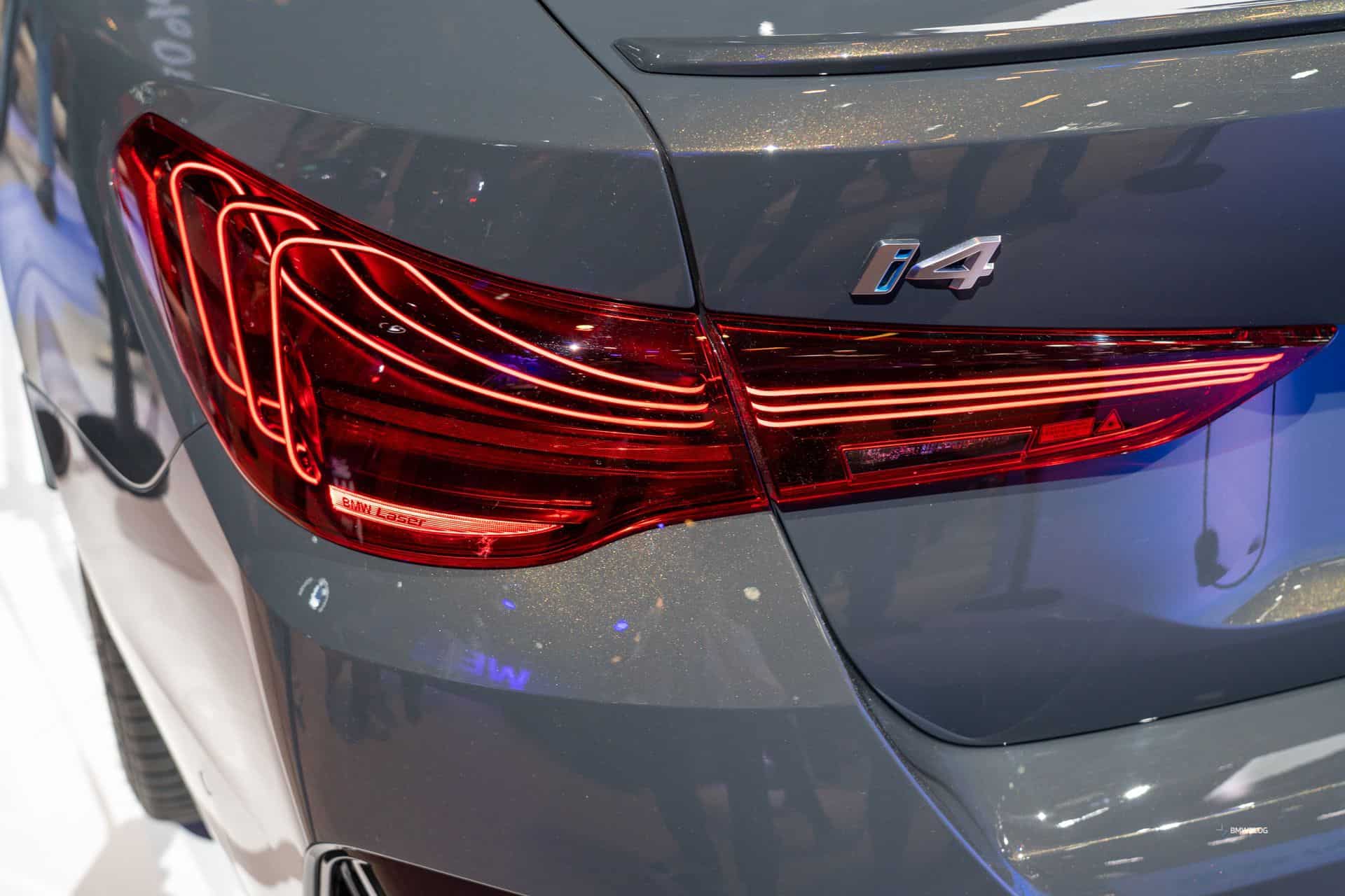 BMW i4 with laser taillights