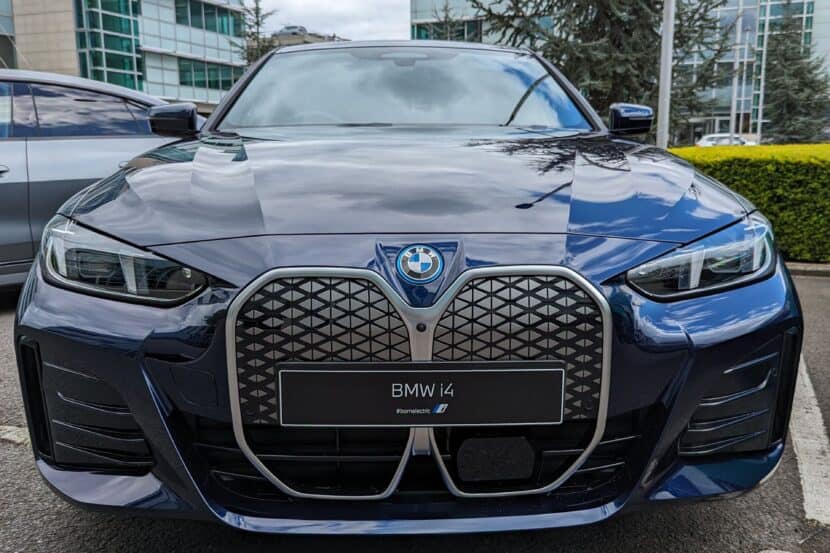 2025 BMW i4 eDrive40 And i4 M50 Pose Together