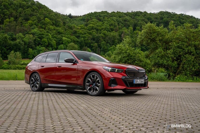 See The BMW i5 M60 Touring In Fire Red From Every Angle