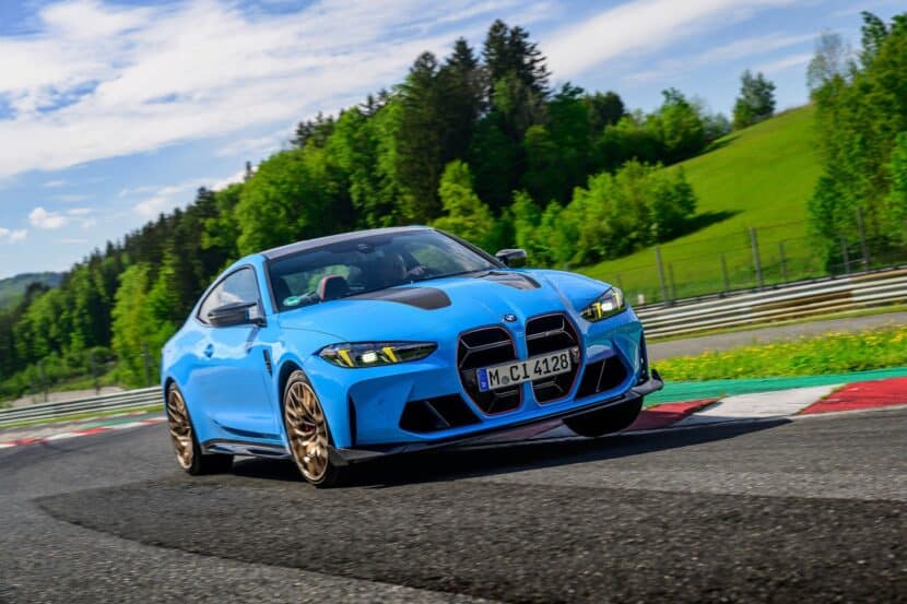 2024 BMW M4 CS Crashes Into A Ditch