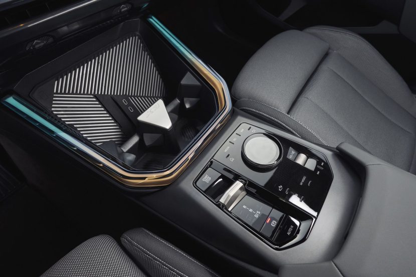 The center console in the BMW X3