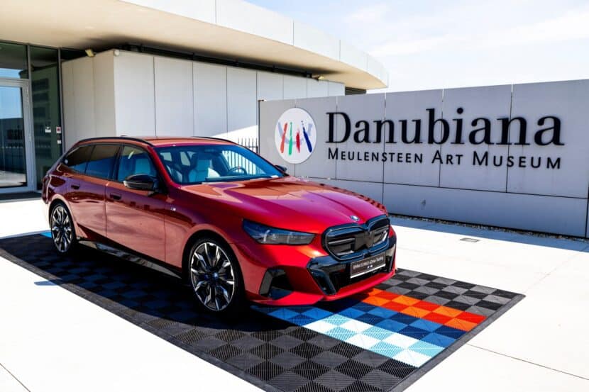 BMW i5 M60 Touring Shines In Fire Red With Individual Interior