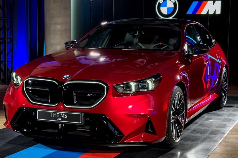 2025 BMW M5 Flaunts Fire Red Paint And Carbon Upgrades
