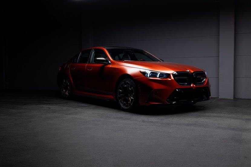 One-of-a-Kind 2025 BMW M5 Frozen Orange Up for Auction