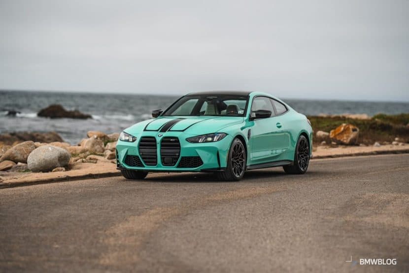 This 2025 BMW M4 Mint Green Is An Eye-Catching Sports Coupe