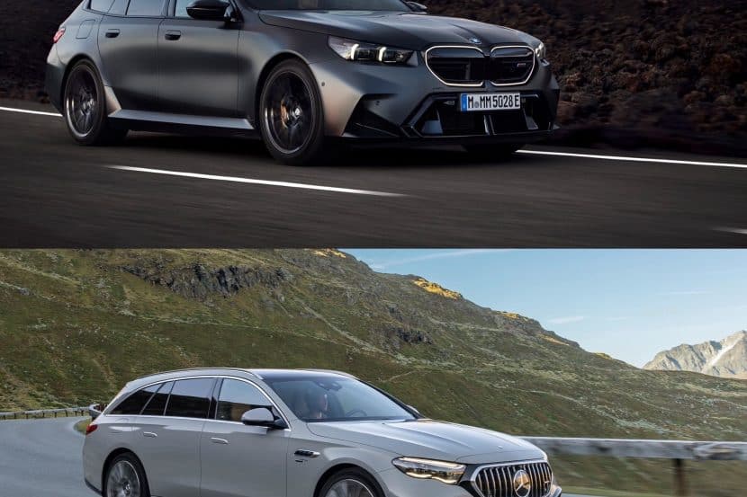 Photo Comparison: Mercedes-AMG E53 Estate vs. M5 Touring