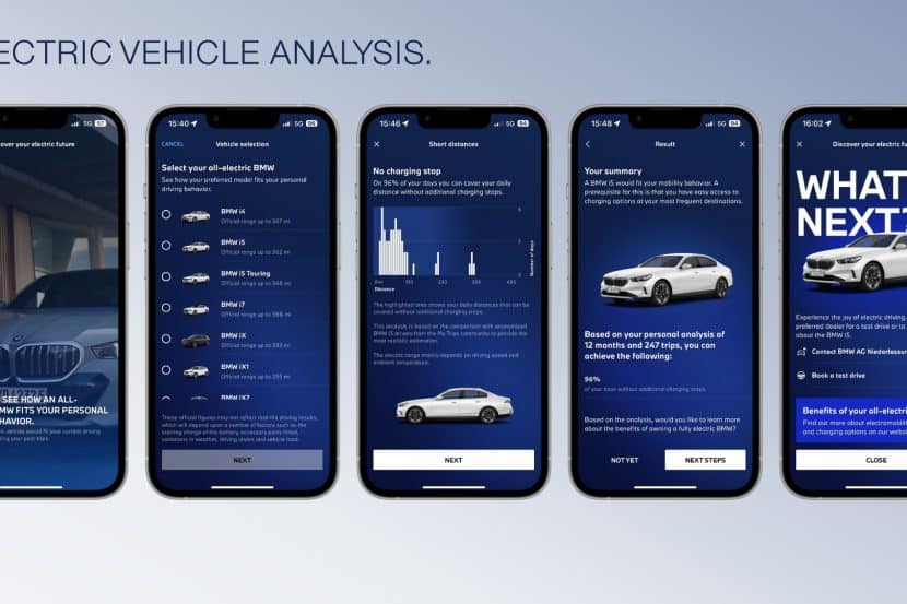 BMW Adds Electric Vehicle Analysis to MyBMW App