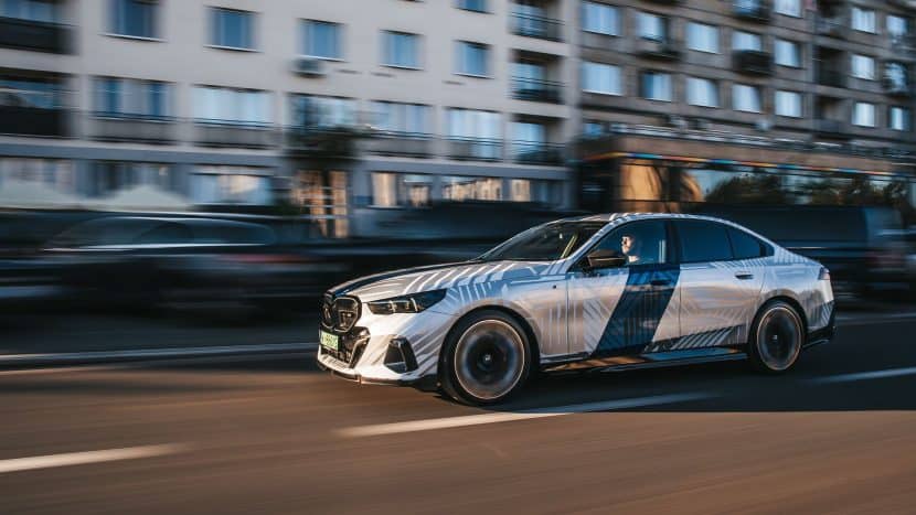 BMW i5 M60 with a unique livery