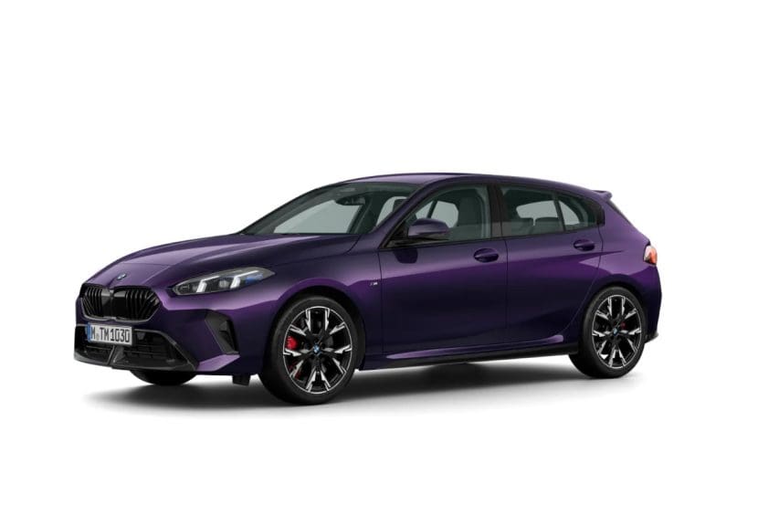 New BMW 1 Series Dresses In Purple For Walkaround Video