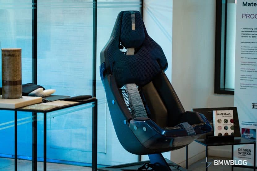 A Closer Look At BMW’s New M Visionary Materials Seat