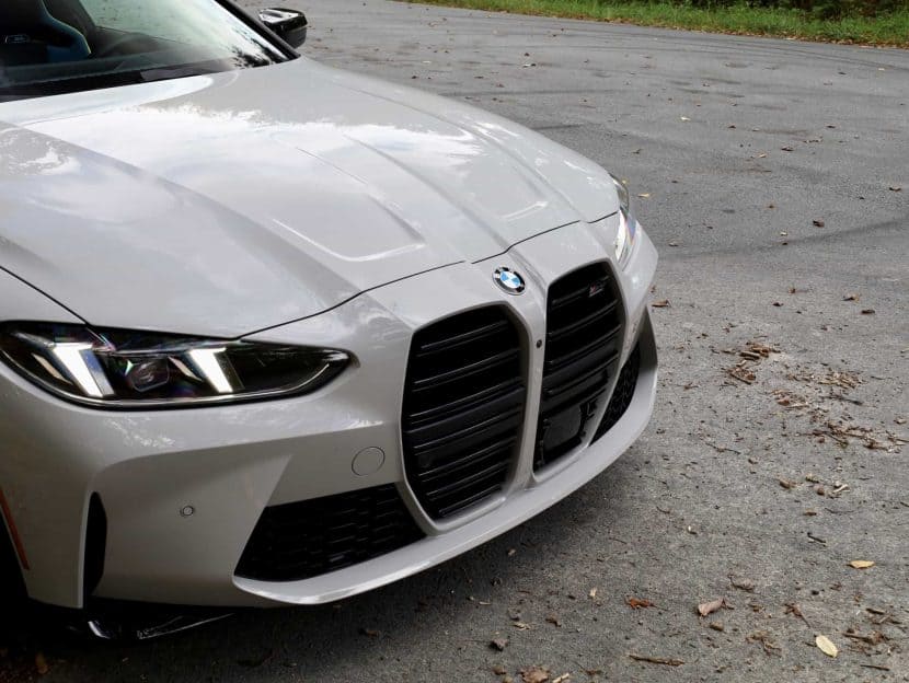 2025 BMW M4 Competition front grille and updated headlights