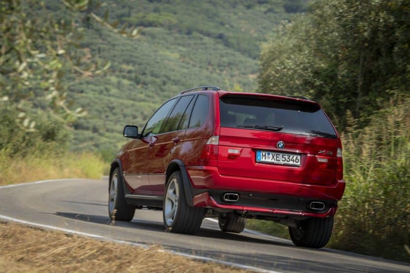 Driving the BMW X5 E53 on backroads