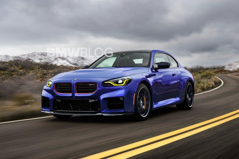 BMW M2 CS Rendered In Velvet Blue Ahead Of 2025 Launch