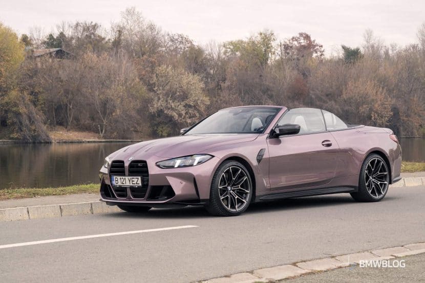 2025-bmw-m4-convertible-review-test-drive-15 2025 BMW M4 Convertible in motion during test drive