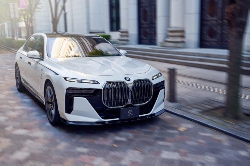 BMW 7 Series G70 Gets A Front Spoiler Lip From 3D Design