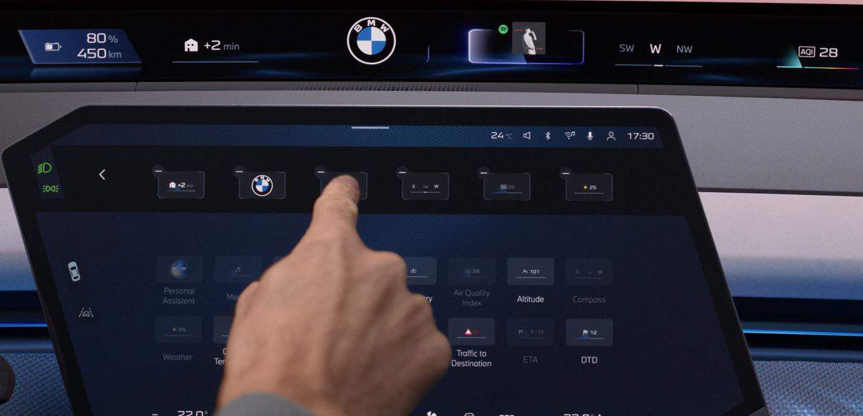 Demo of the new BMW iDrive X