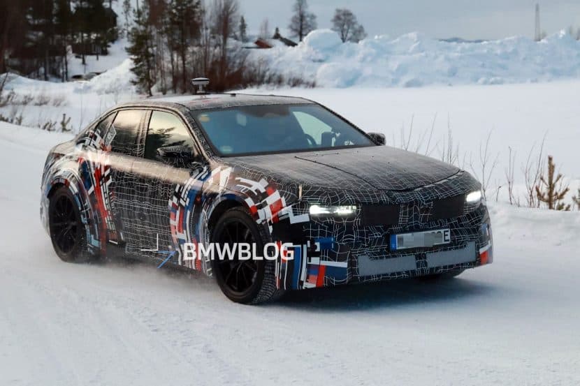 BMW M3 Electric Spied Playing In The Snow: Video