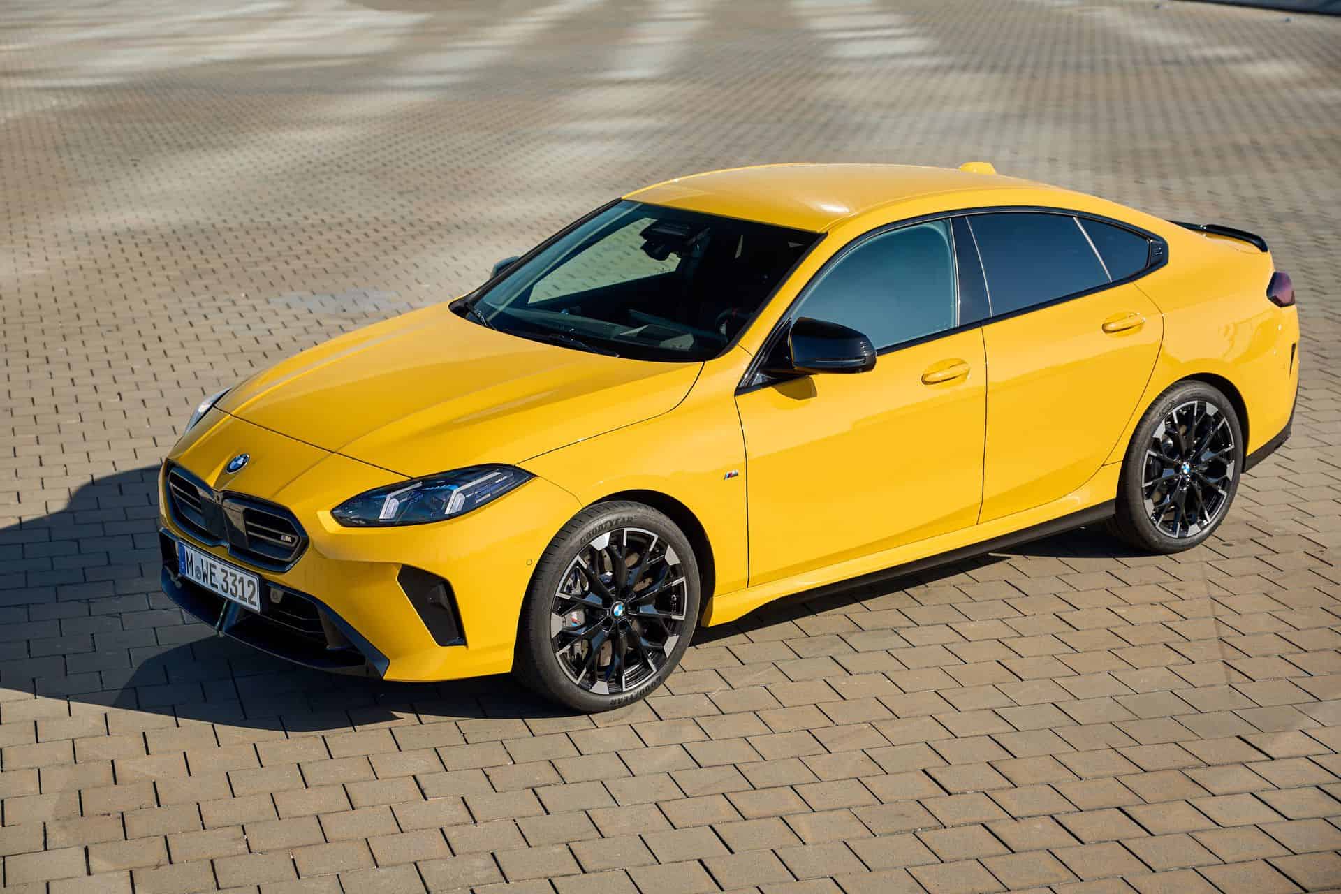 BMW M235 Gran Coupe in Speed Yellow
