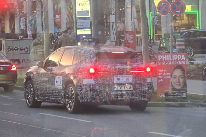 2026 BMW iX3 Spotted in Munich: New Brake Light Design Revealed