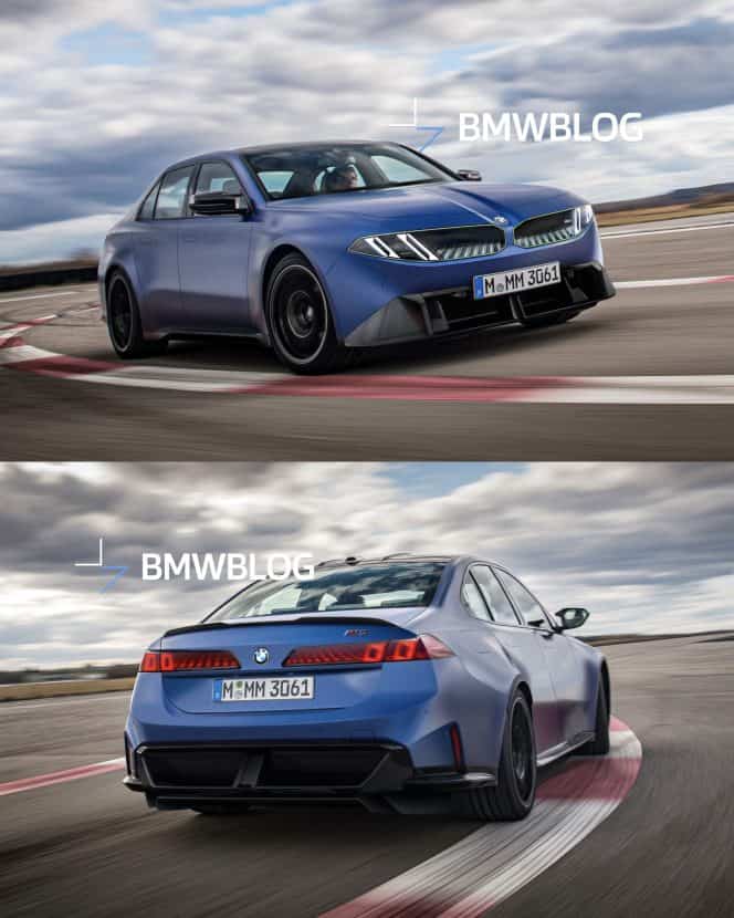 BMW M3 Electric Render 