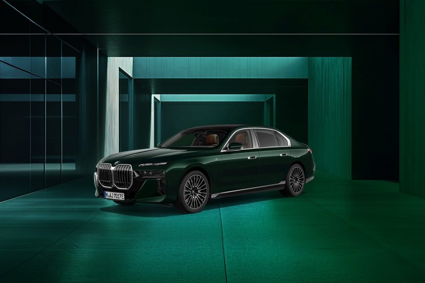 BMW 7 Series Special Edition Gets Peridot Green Individual Paint