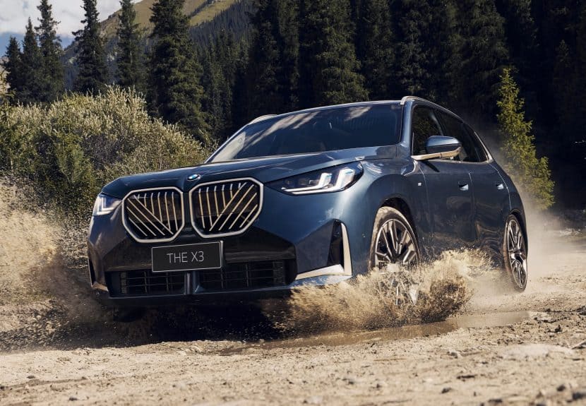 The new BMW X3 going off-road