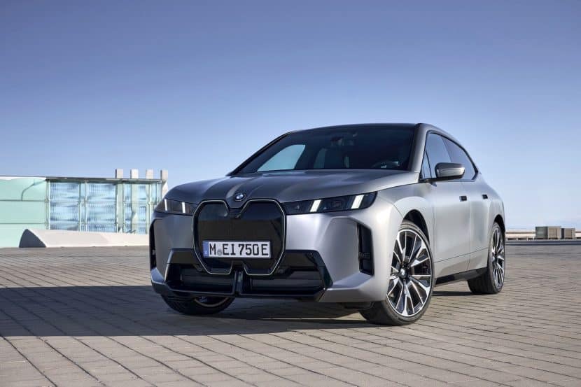 New BMW iX xDrive60 Shows Its Illuminated Grille