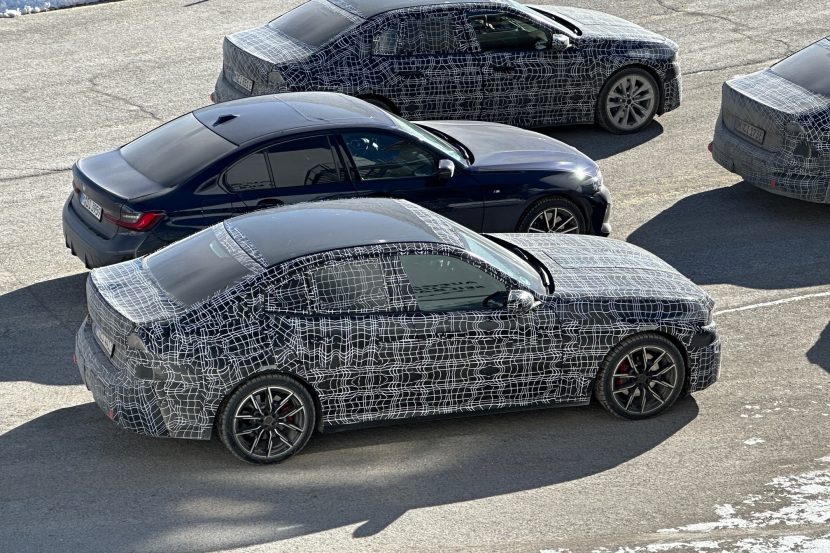 2027 BMW 3 Series And i3 Sedans Spied Testing Together