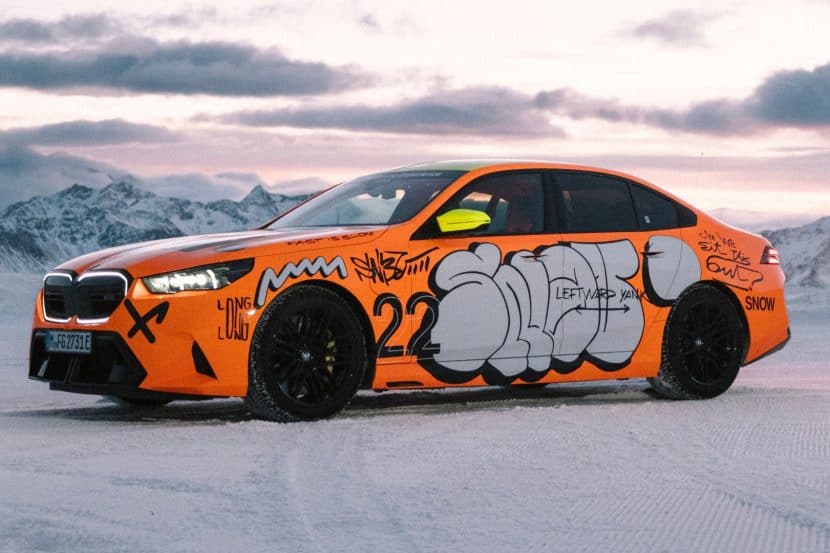 BMW M5 Gets A Colorful Graffiti Finish