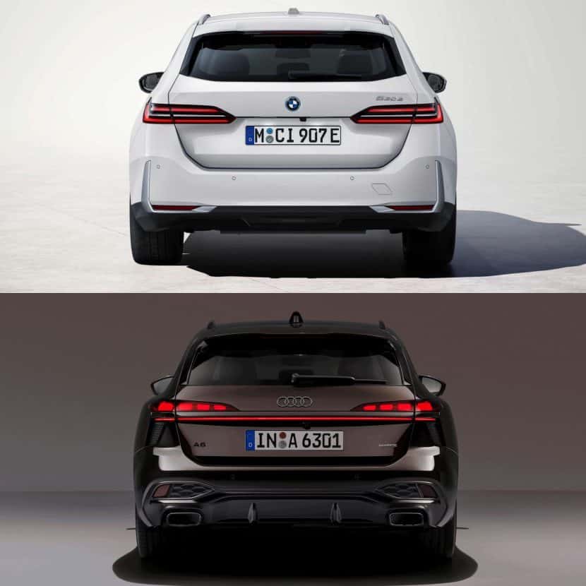 bmw 5 series touring audi a6 avant c9 04 bmw 5 series touring audi a6 avant c9 04