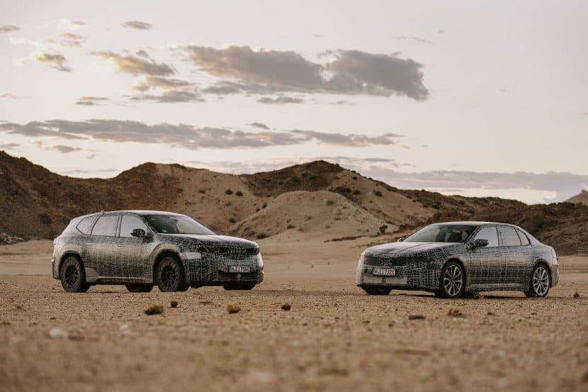 BMW Shows The New i3 And iX3 Testing Together