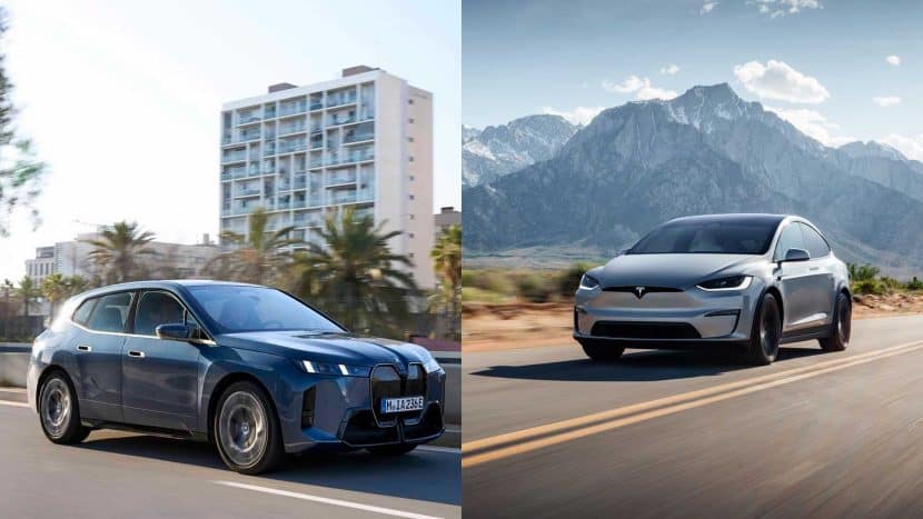 BMW IX XDRIVE45 TESLA MODEL X BMW IX XDRIVE45 TESLA MODEL X