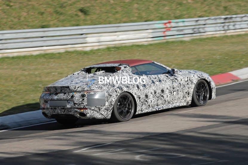 BMW Skytop Shows Its Red Targa Top In New Spy Video