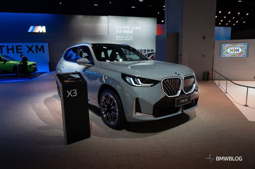 2025 BMW X3 Long Wheelbase Visits Auto Shanghai