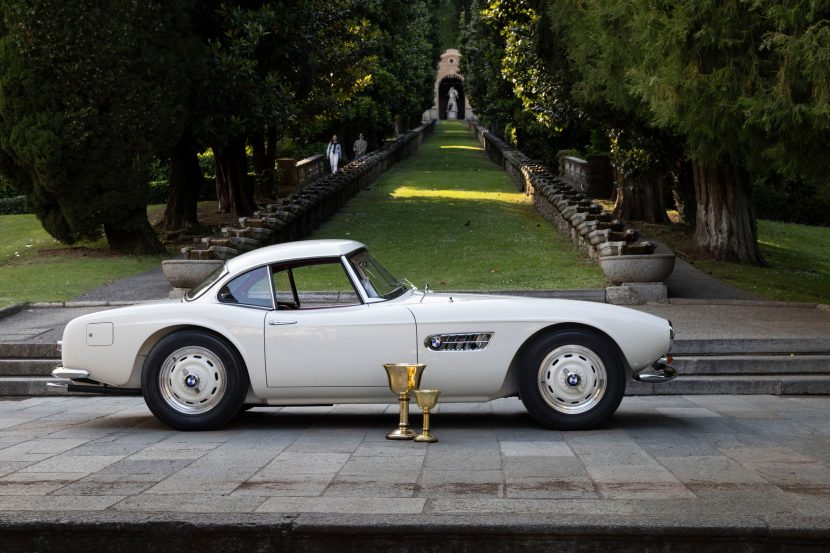 BMW 507 winning at Villa d'Este