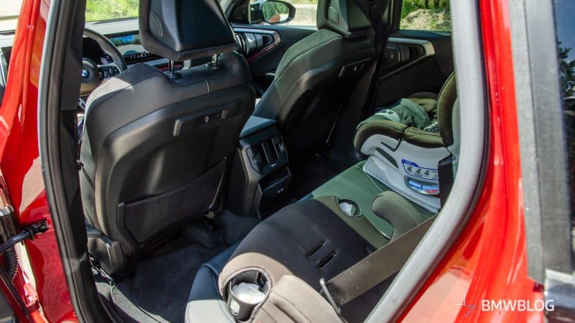 2025 BMW X3 M50 with car seats