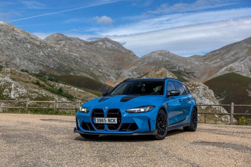 BMW M3 CS TOURING photographed in the mountains