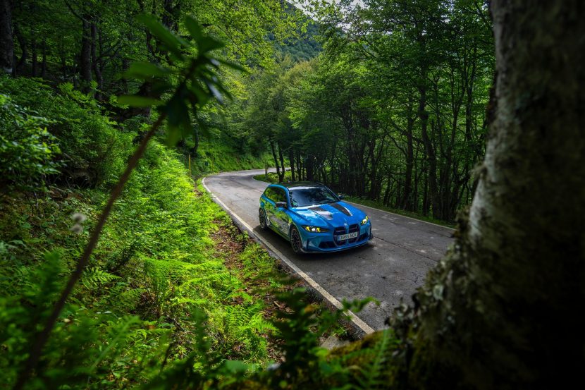 BMW M3 CS Touring Hits Spanish Roads In Laguna Seca Blue