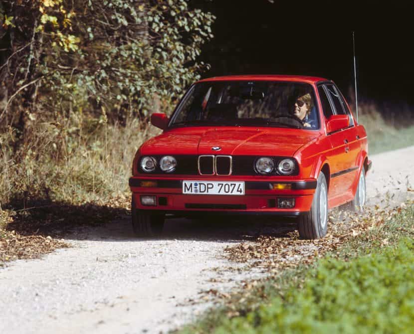 BMW 325IX E30 FIRST ALL WHEEL DRIVE 06 BMW 325IX E30 on backroads