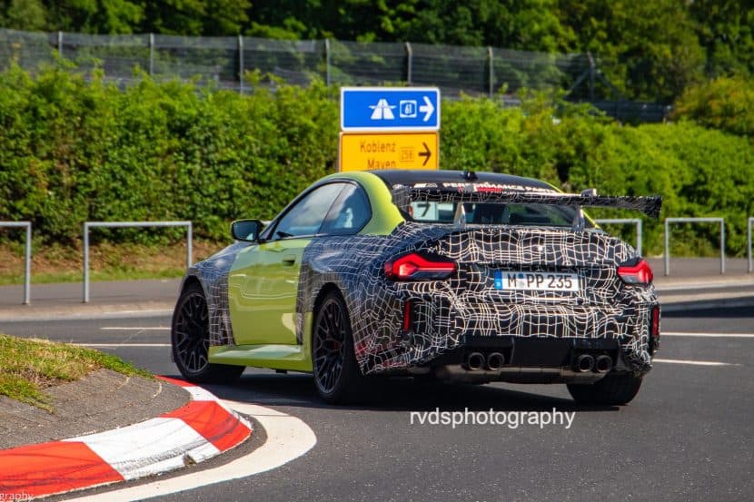 2026 BMW M2 Prototype Spied Testing Track Package at the Ring