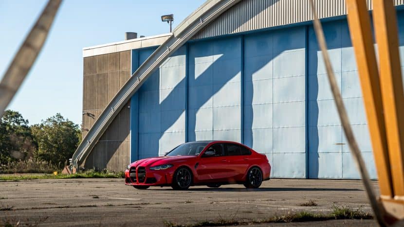 G80 BMW M3 WITH H&R SPRINGS 02 G80 BMW M3 WITH H&R SPRINGS 02