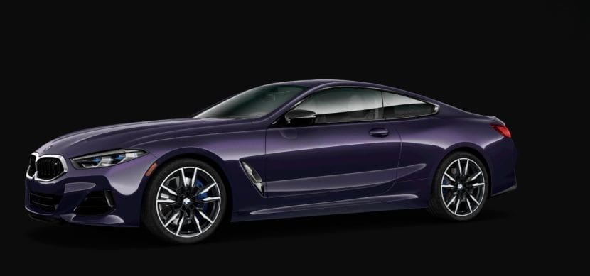TECHNOVIOLETT M850 COUPE Techno Violet BMW M850i Coupe side view