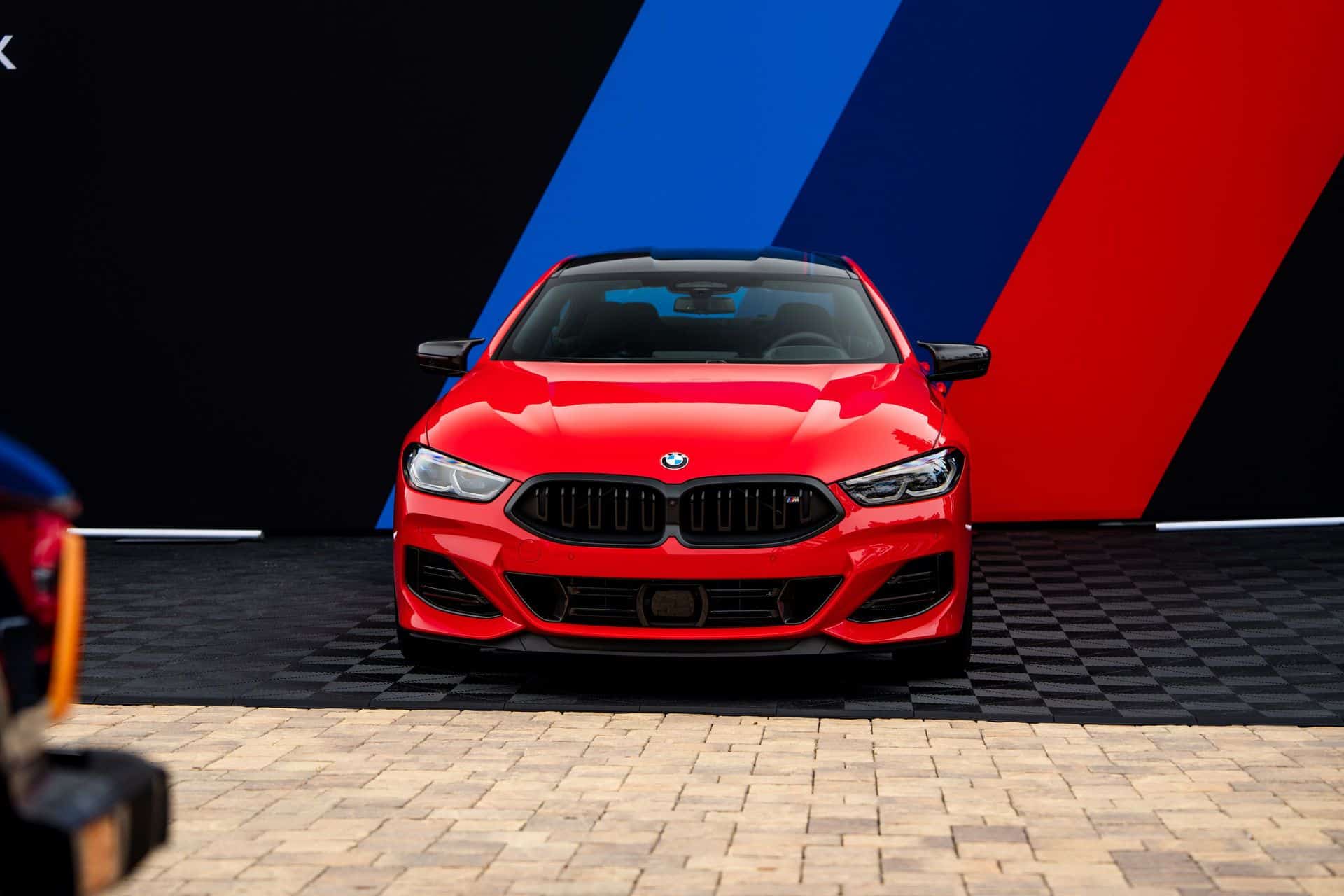 2026 BMW M850I M HERITAGE EDITION BRIGHT RED HELLROT unveiled in Monterey