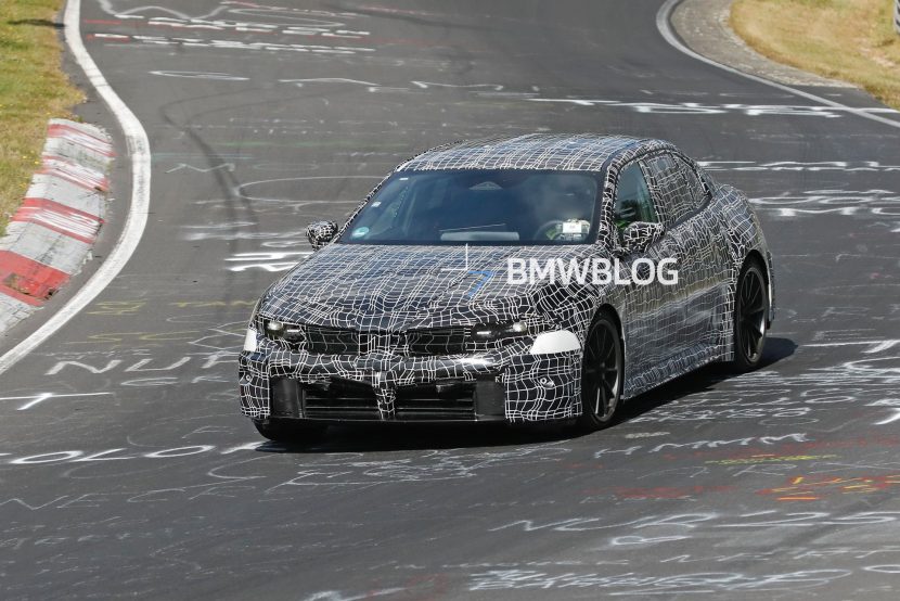 2027 BMW M3 ELECTRIC ZA0 PROTOTYPE TESTING NURBURGRING 00