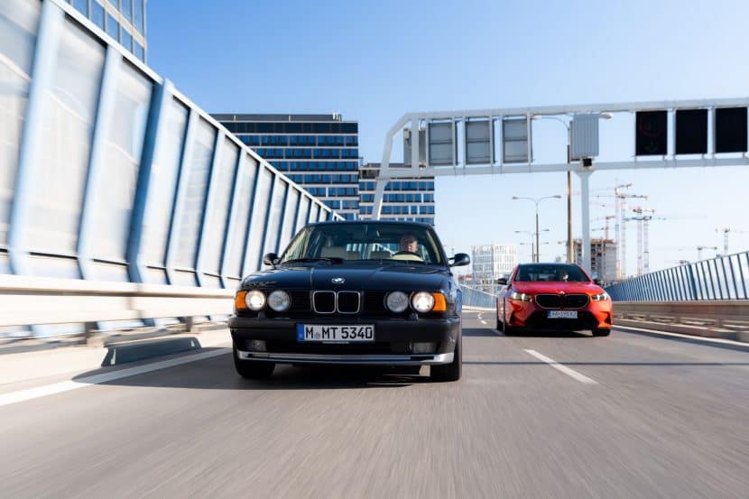 E39 BMW M5 VS G90 BMW M5 06