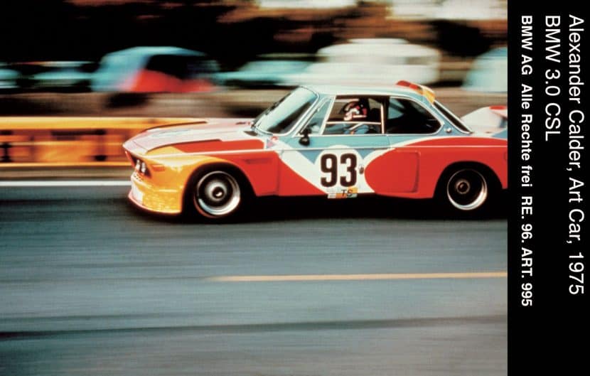 ALEXANDER CALDER BMW 3 0 CSL RACING LE MANS 1975 