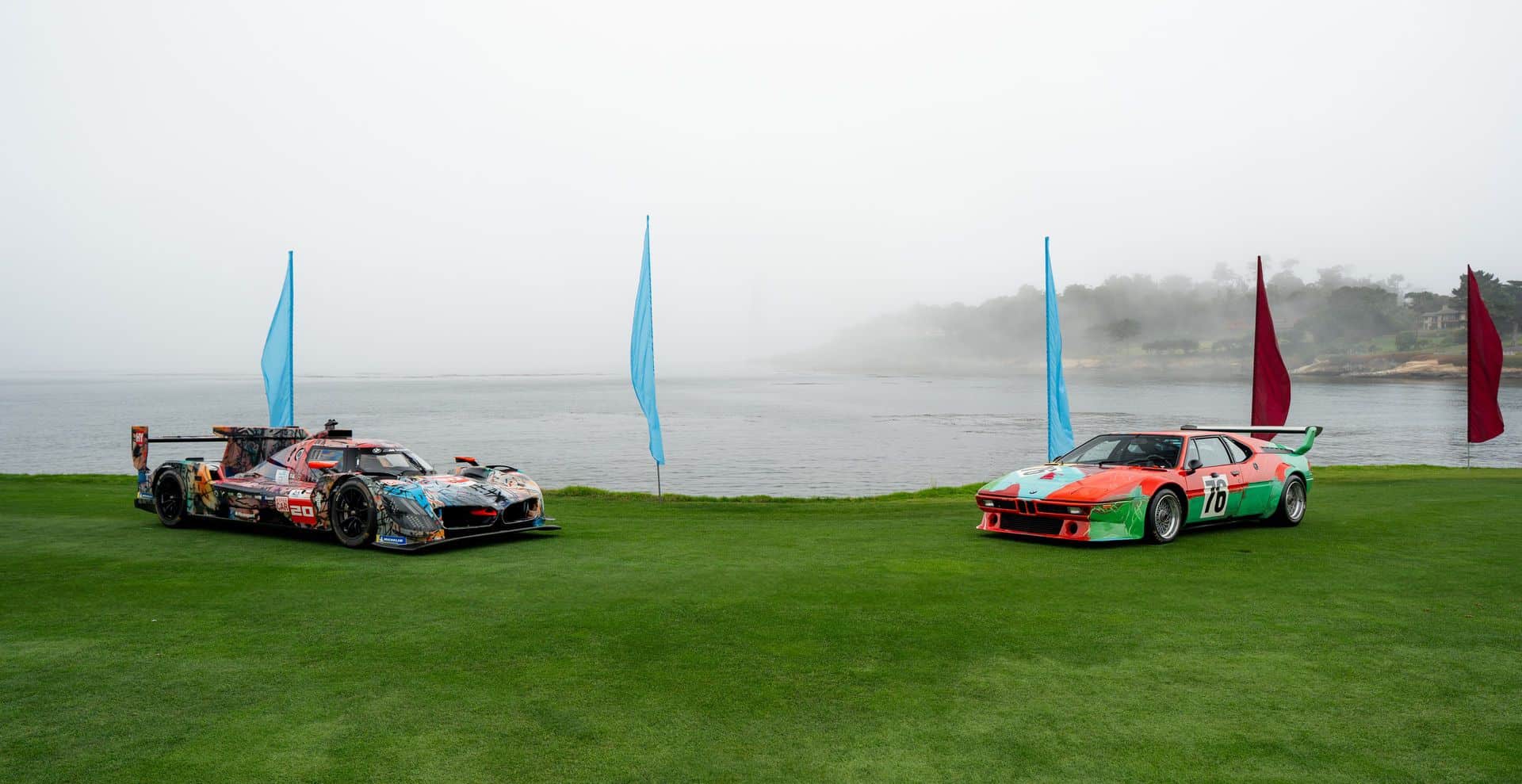 BMW ART CAR JULIE MEHRETU AND ANDY WARHOL BMW M1 at the 2025 Pebble Beach Concours d'Elegance